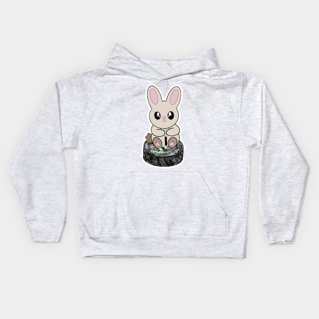 Puck Bunny (Aromantic / Aro) Kids Hoodie by jberoldart